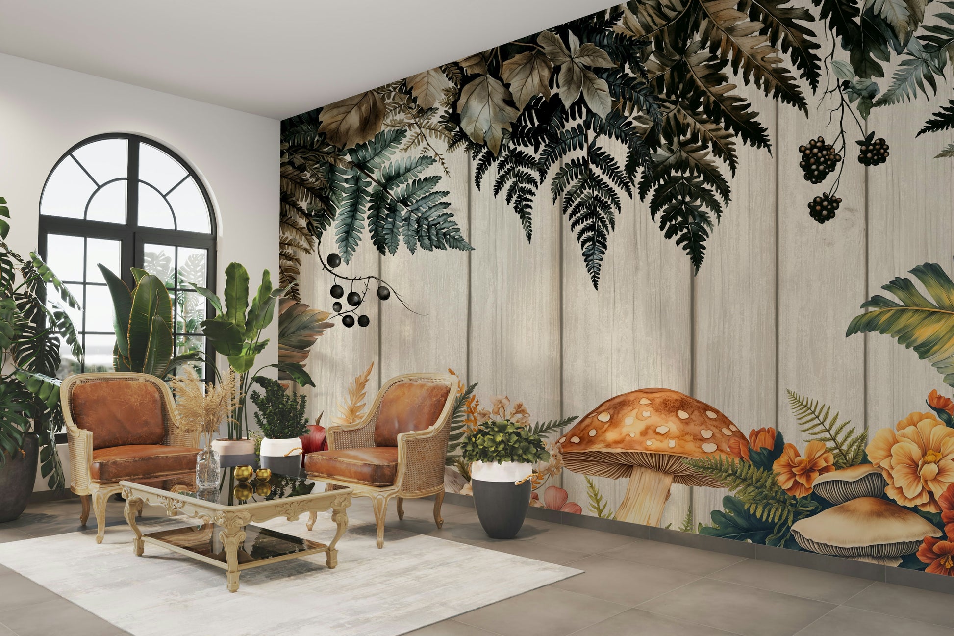 The feeling is one of earthy elegance.

