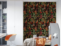 The owl is a central focus of the image.

