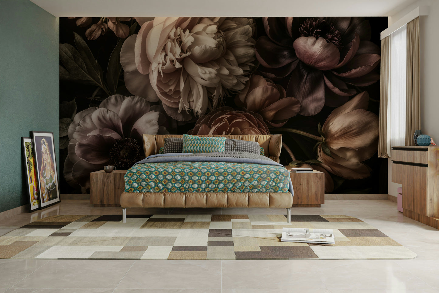 The style is Baroque-inspired and elegant.

