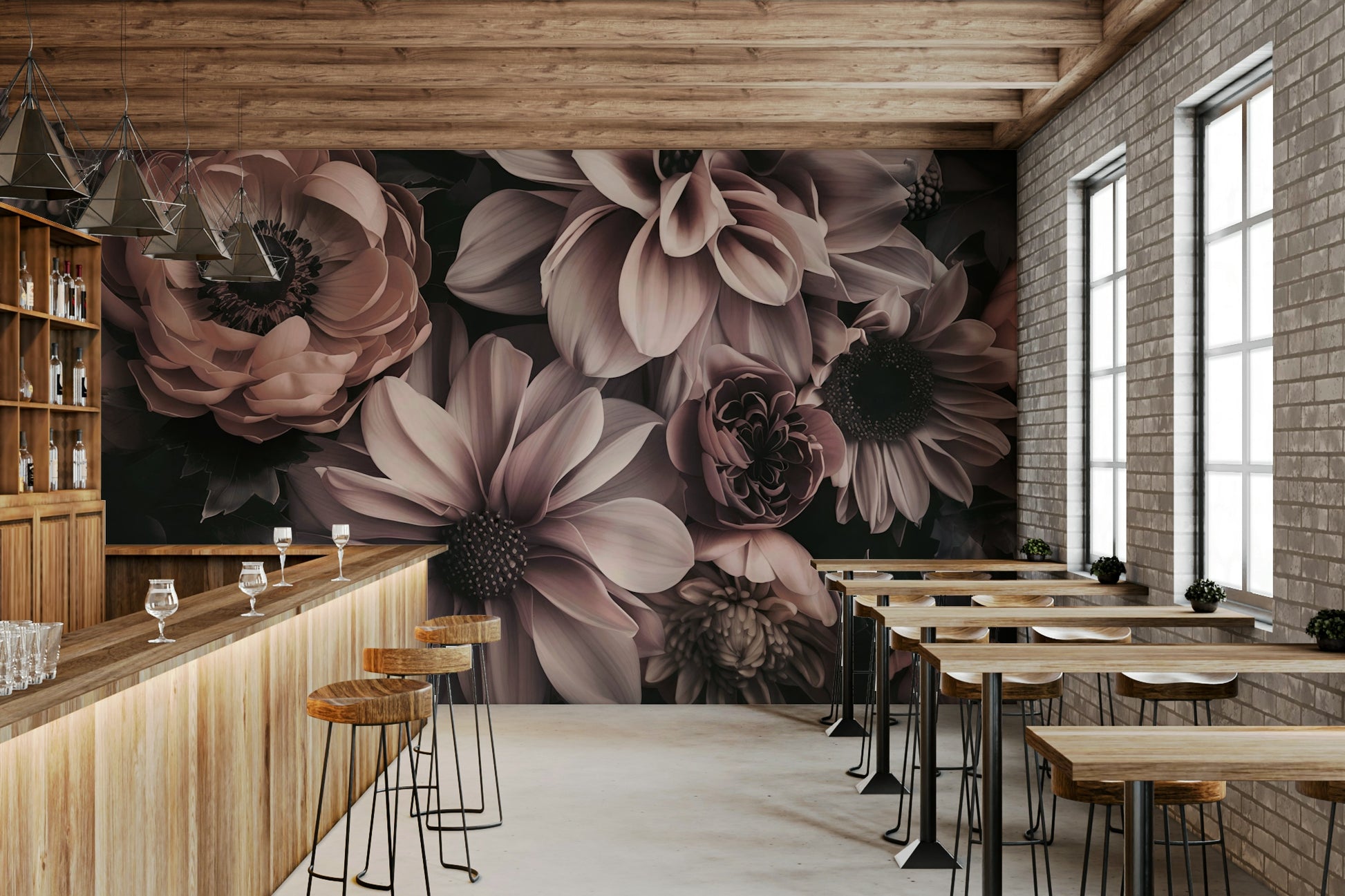 The style is artistic and elegant.

