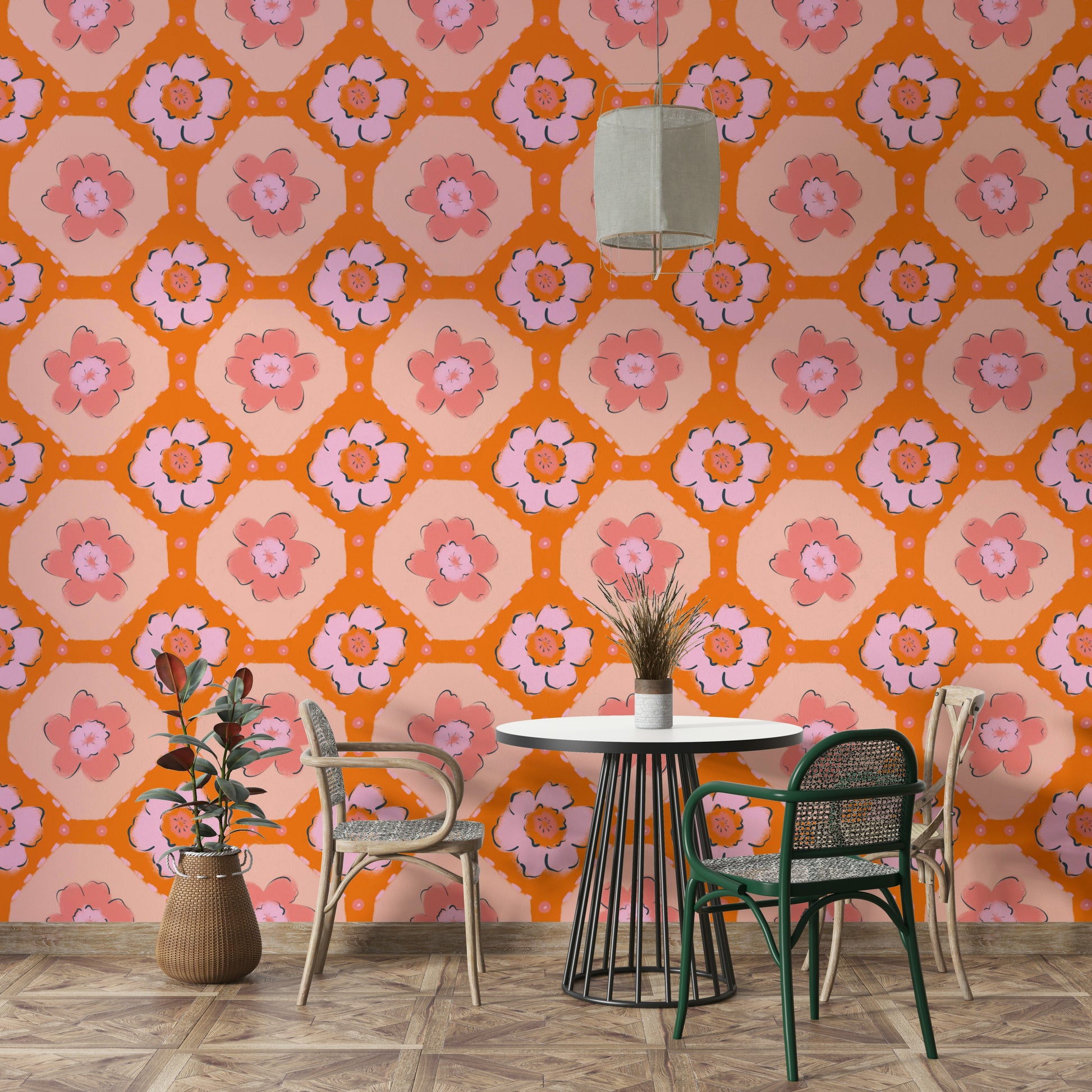 The composition is dynamic and flowing.

