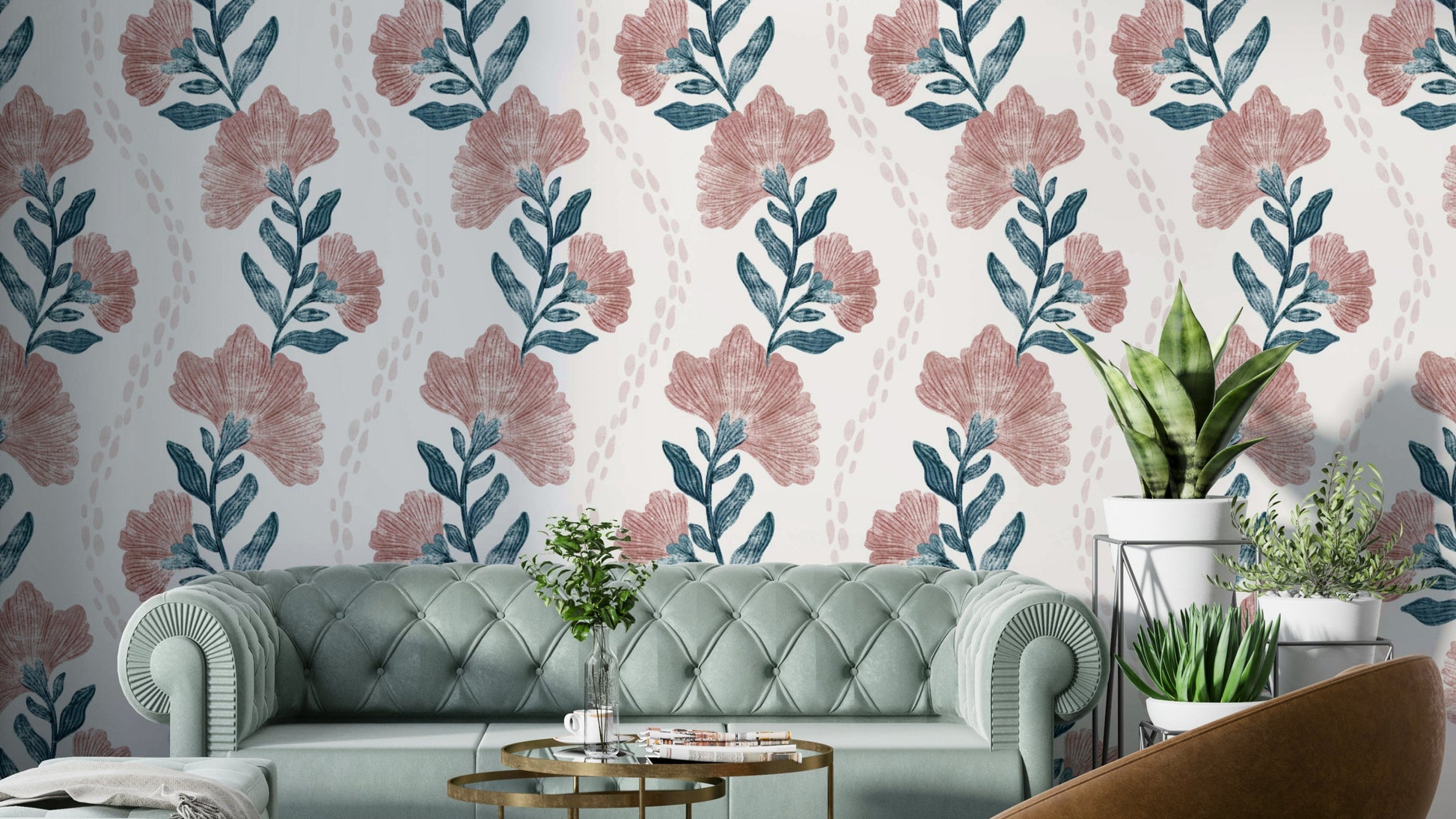 The feeling is one of fresh elegance.

