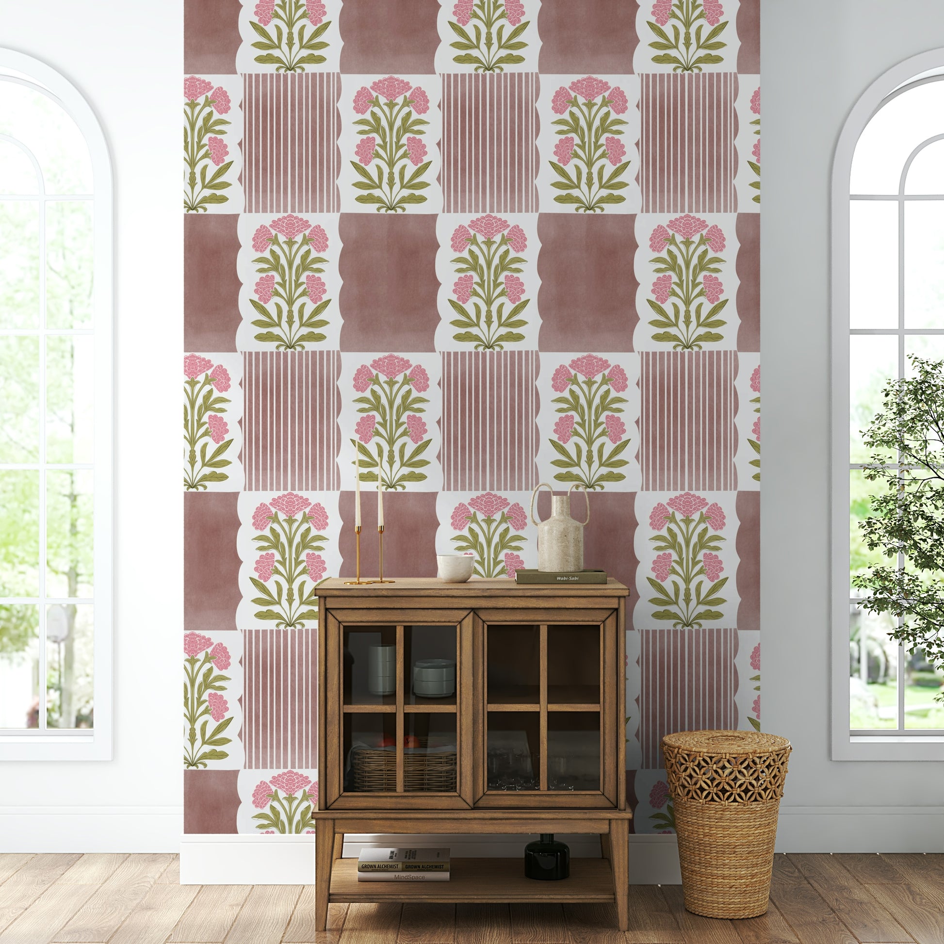 The feeling is one of fresh elegance.

