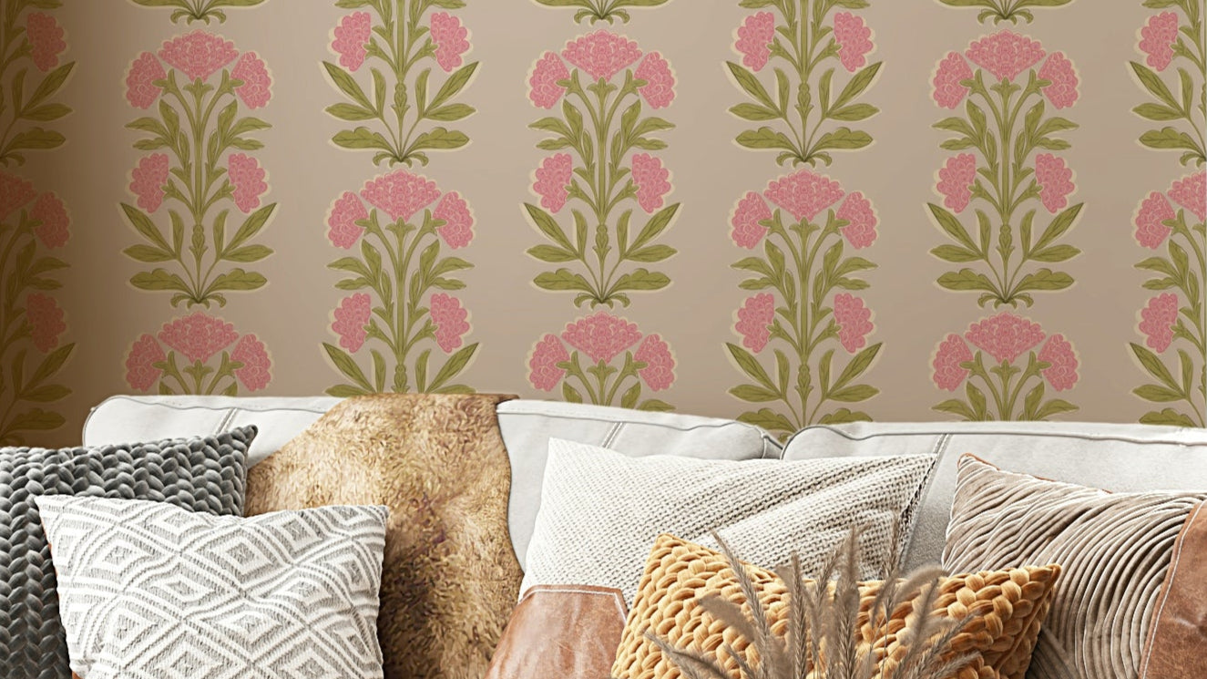 The colors are soft and gentle tones.

