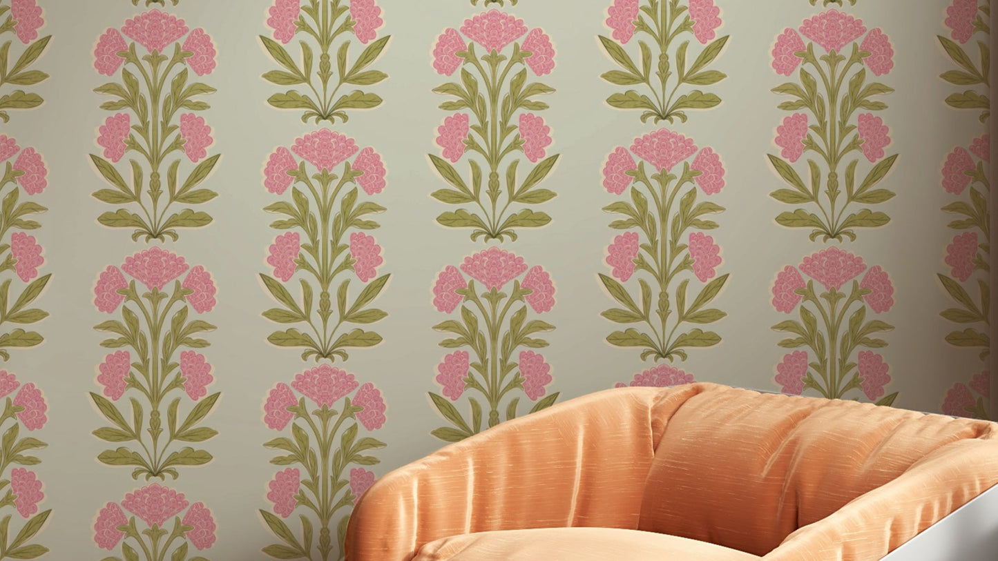 The feeling is one of fresh elegance.

