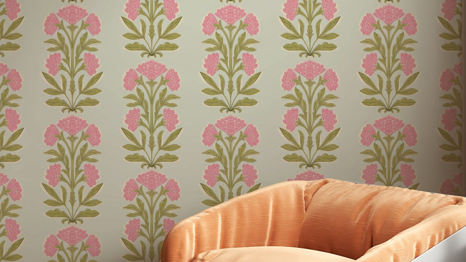 The feeling is one of fresh elegance.

