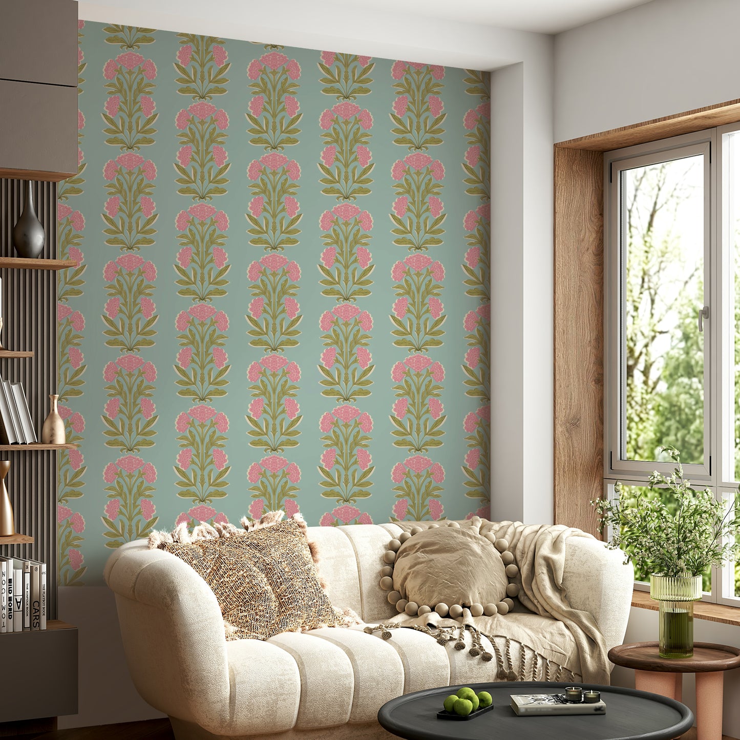 The design gives a feeling of quiet, natural beauty.

