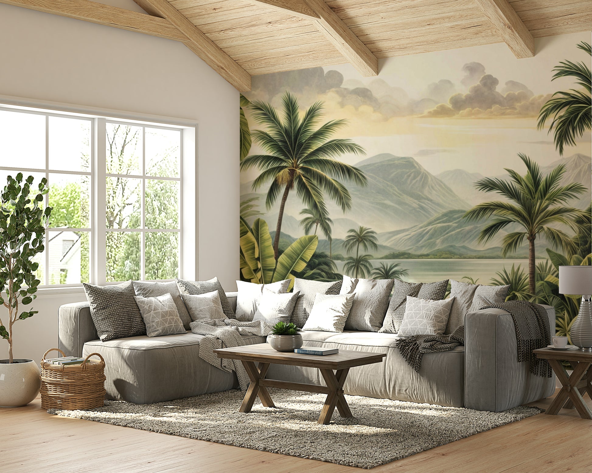 The mood is peaceful and serene.

