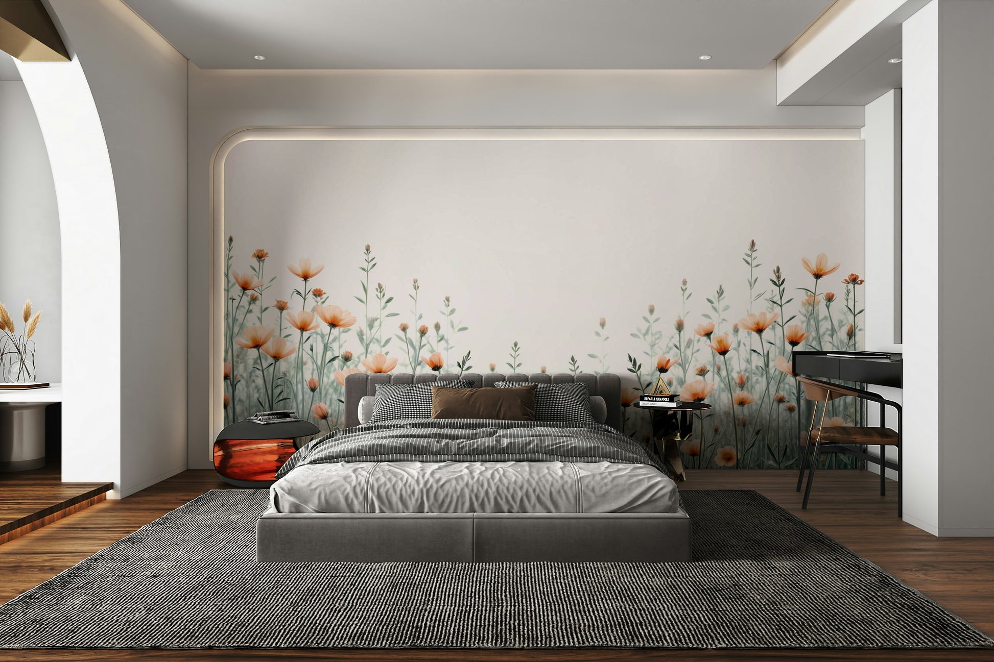 The feeling is one of fresh elegance.

