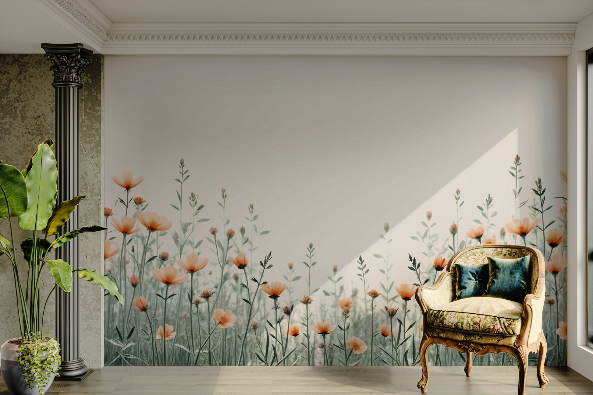 The image has a soft, painted look.

