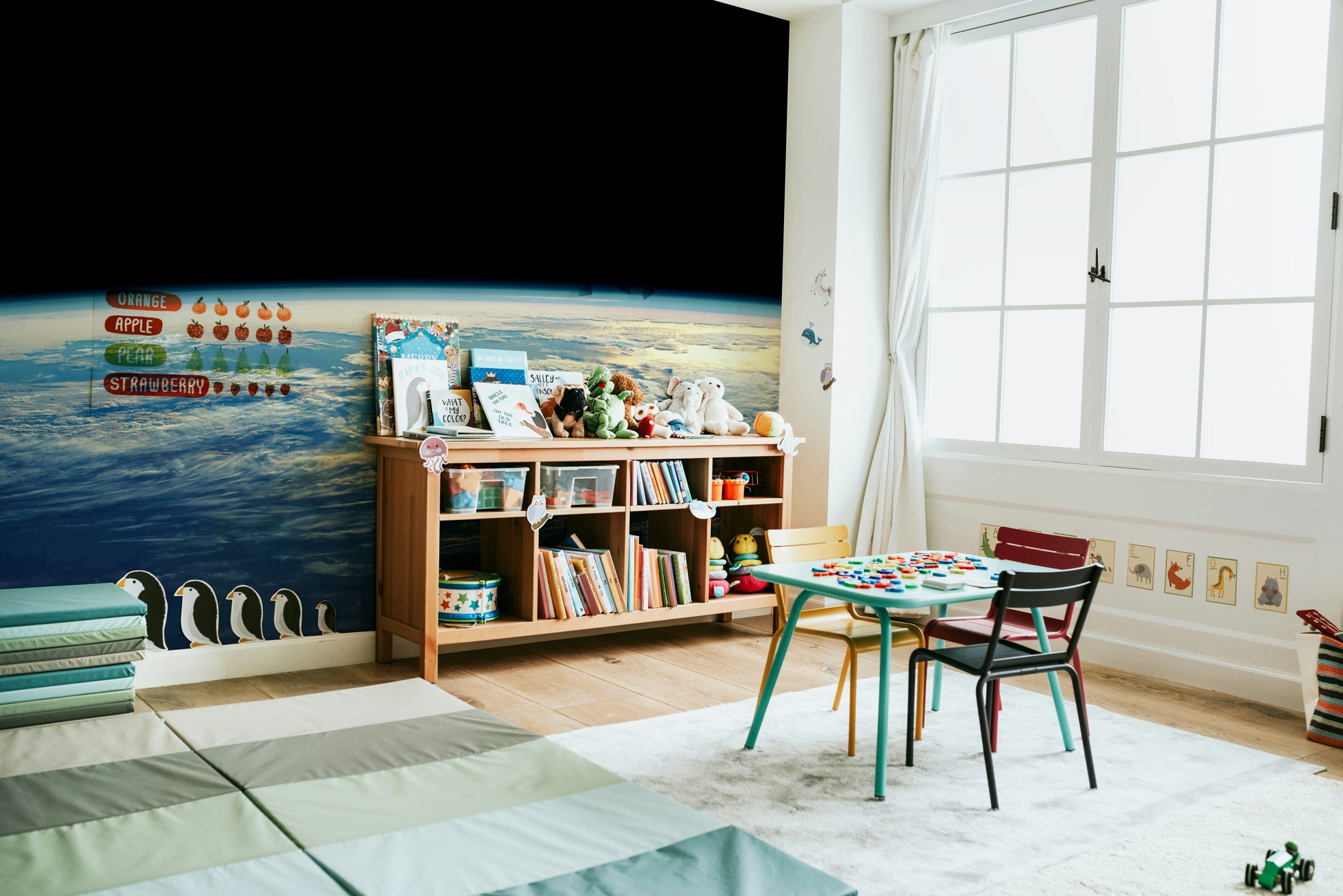 The mood is peaceful and serene.

