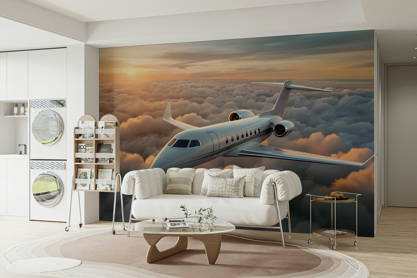 The design gives a feeling of quiet, natural beauty.

