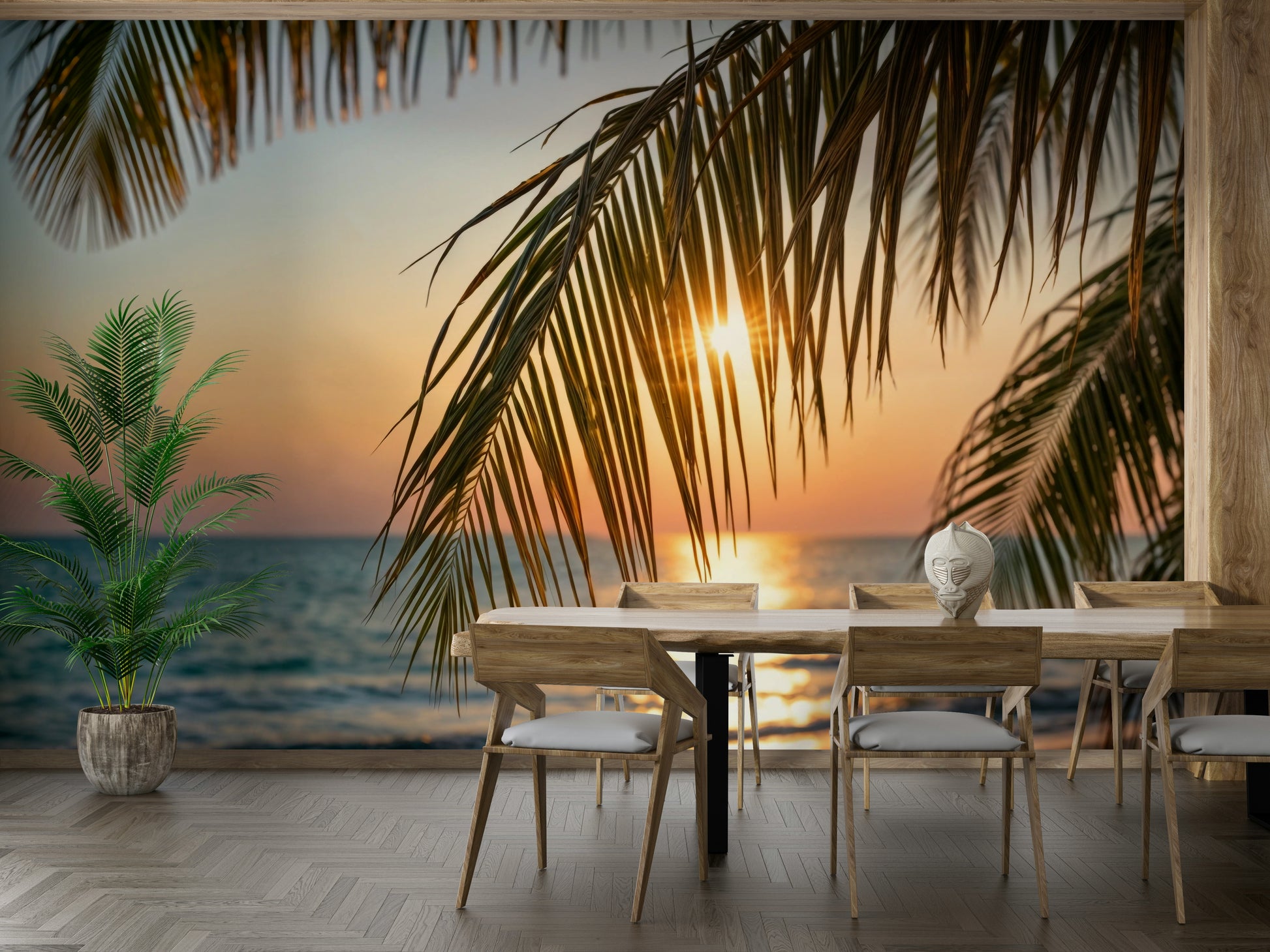 The feeling is one of fresh elegance.

