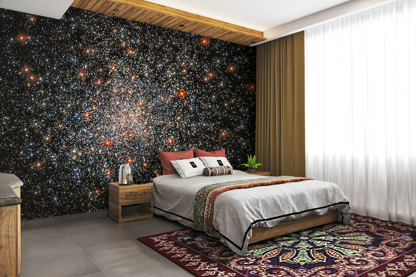 The feeling is one of fresh elegance.

