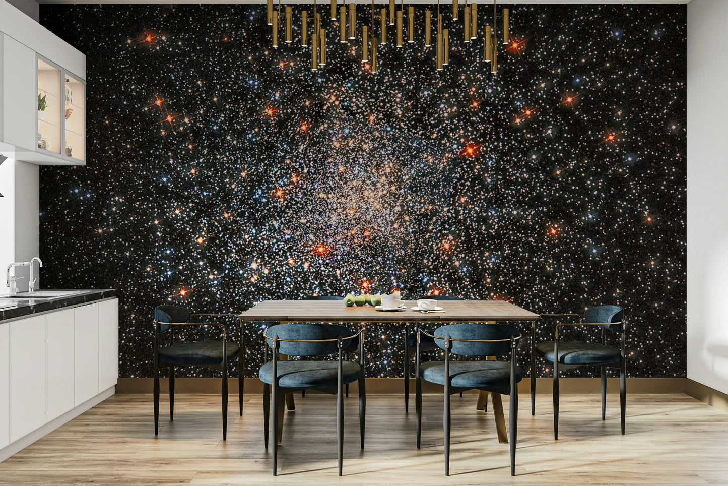 The mood is peaceful and serene.

