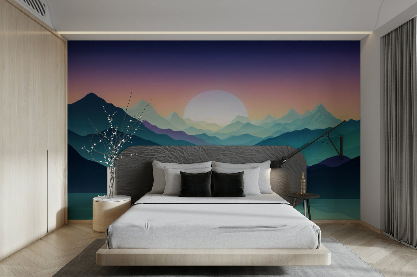 The colors are soft, muted tones with a subtle gradient.

 