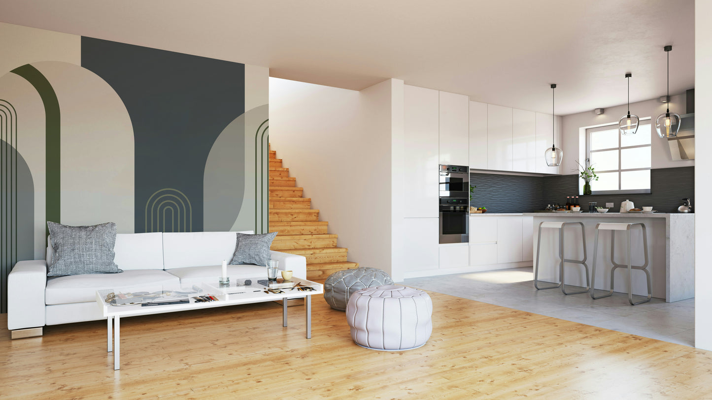 The design gives a feeling of quiet, natural beauty.

