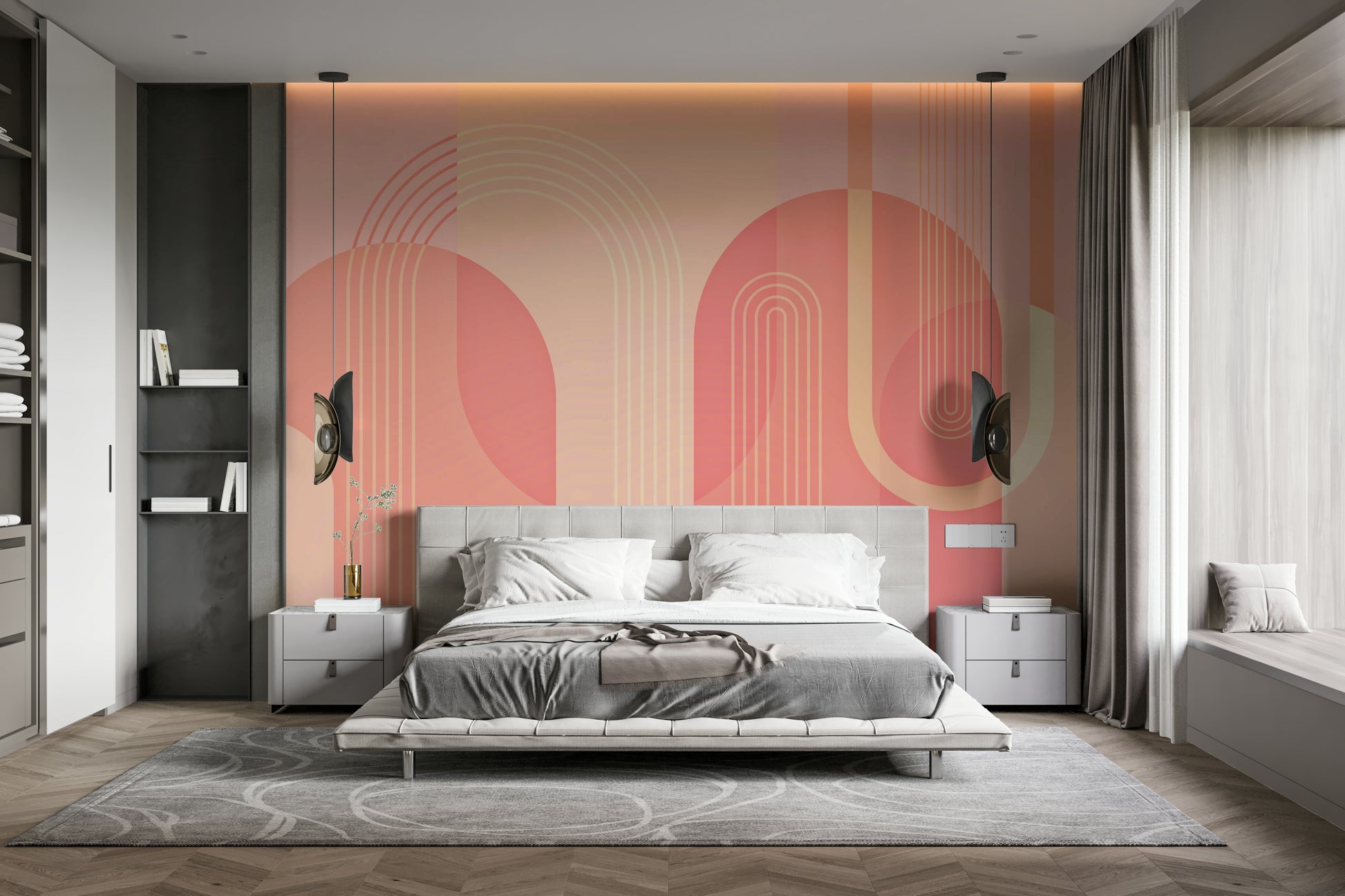 The feeling is one of fresh elegance.

