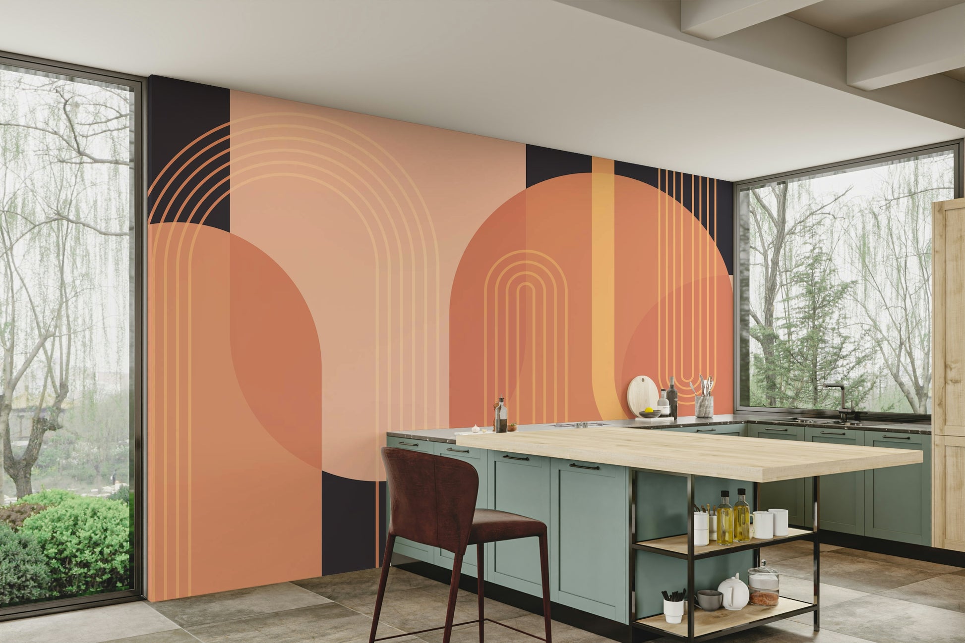 The image has a soft, painted look.

