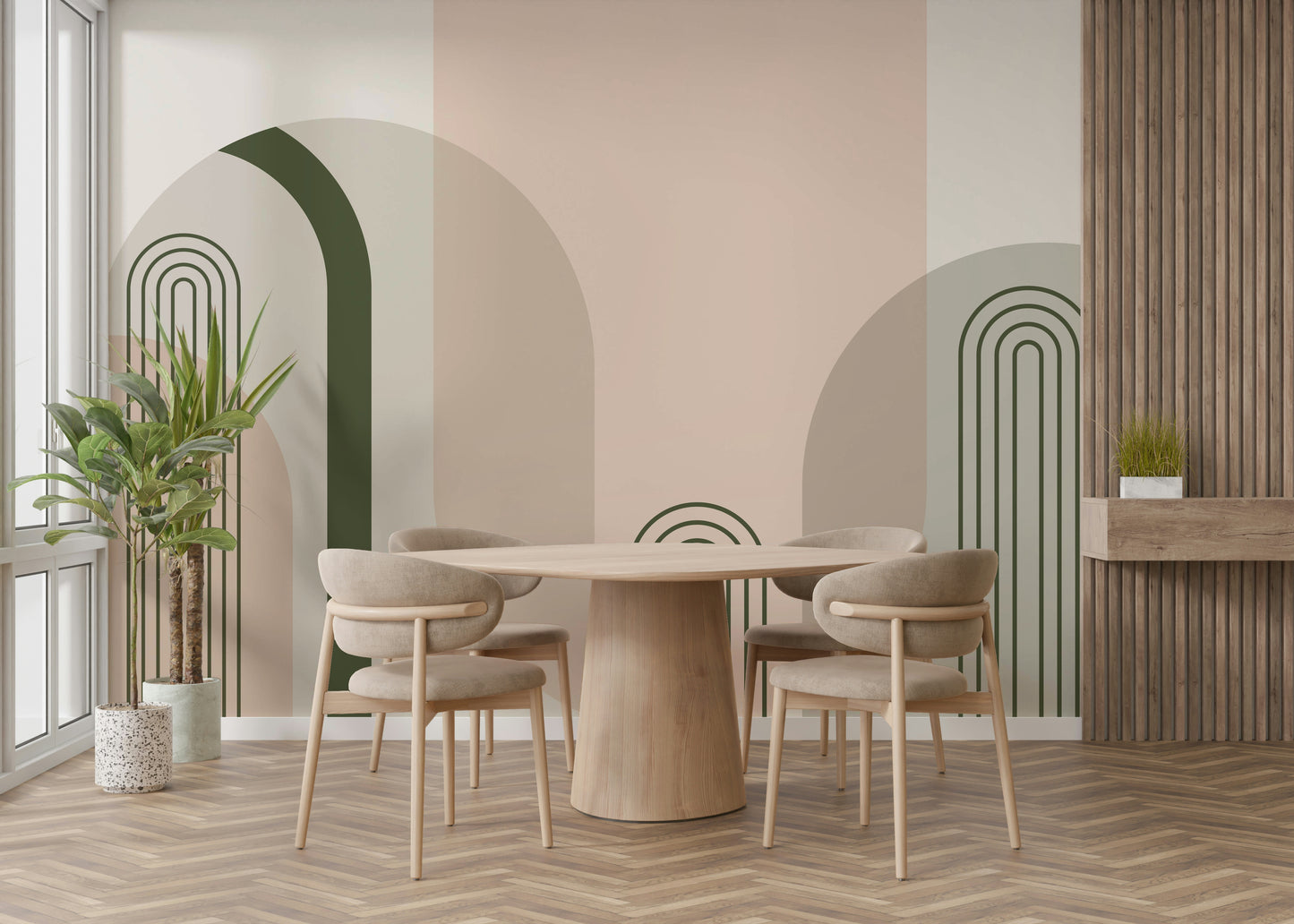 The mood is peaceful and serene.

