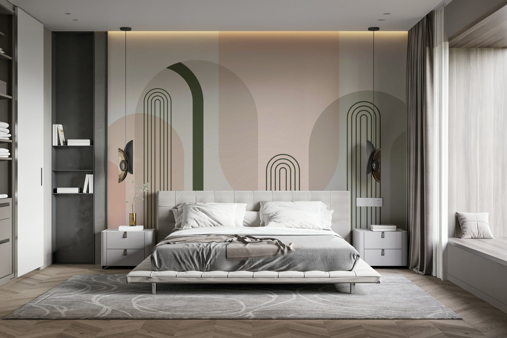 The design gives a feeling of quiet, natural beauty.

