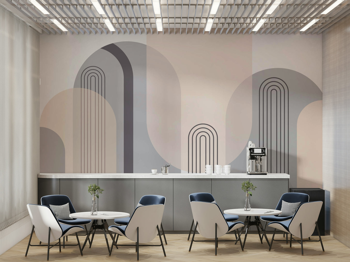 The style is artistic and modern.

