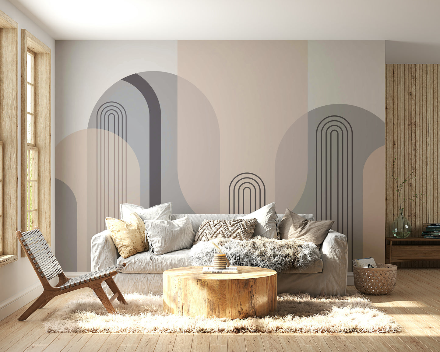 The feeling is one of fresh elegance.

