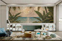 The coastal landscape is a central focus of the image.

