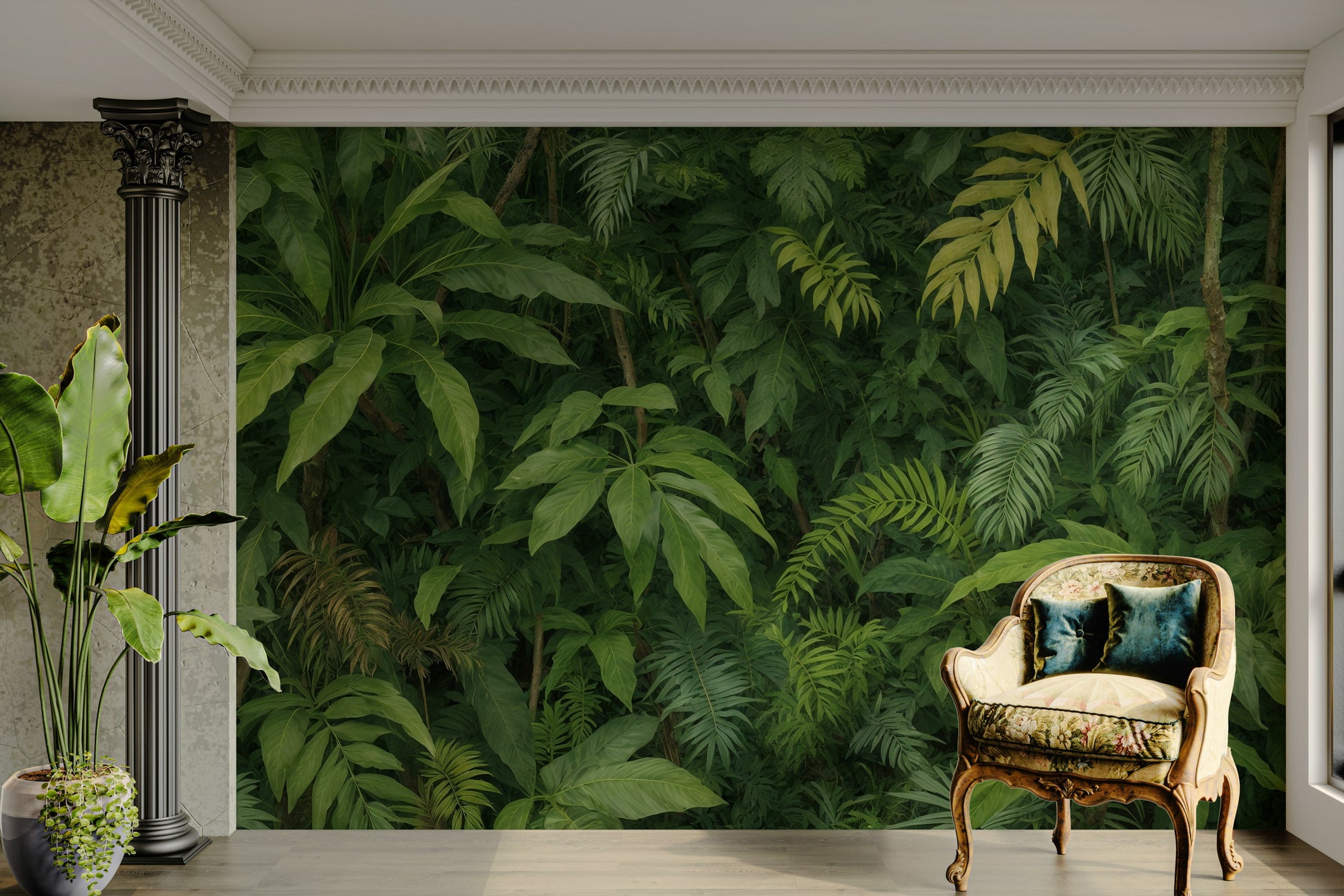 The style is artistic and natural.

