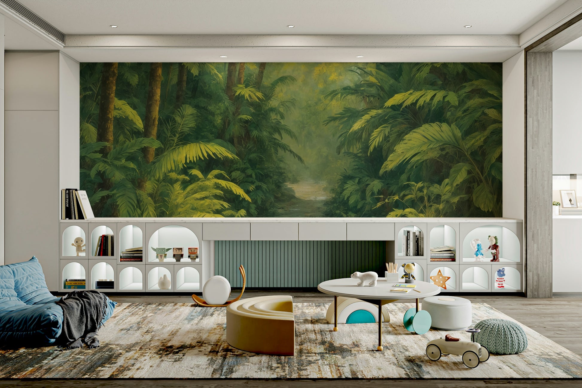 The feeling is one of fresh elegance.

