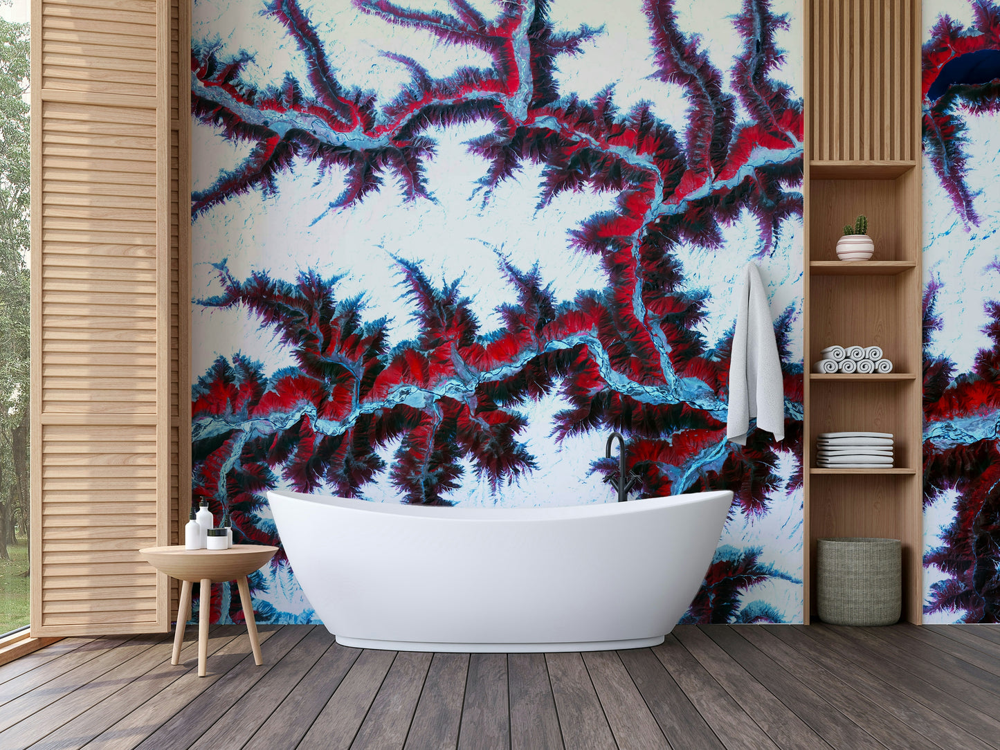 The mood is peaceful and serene.

