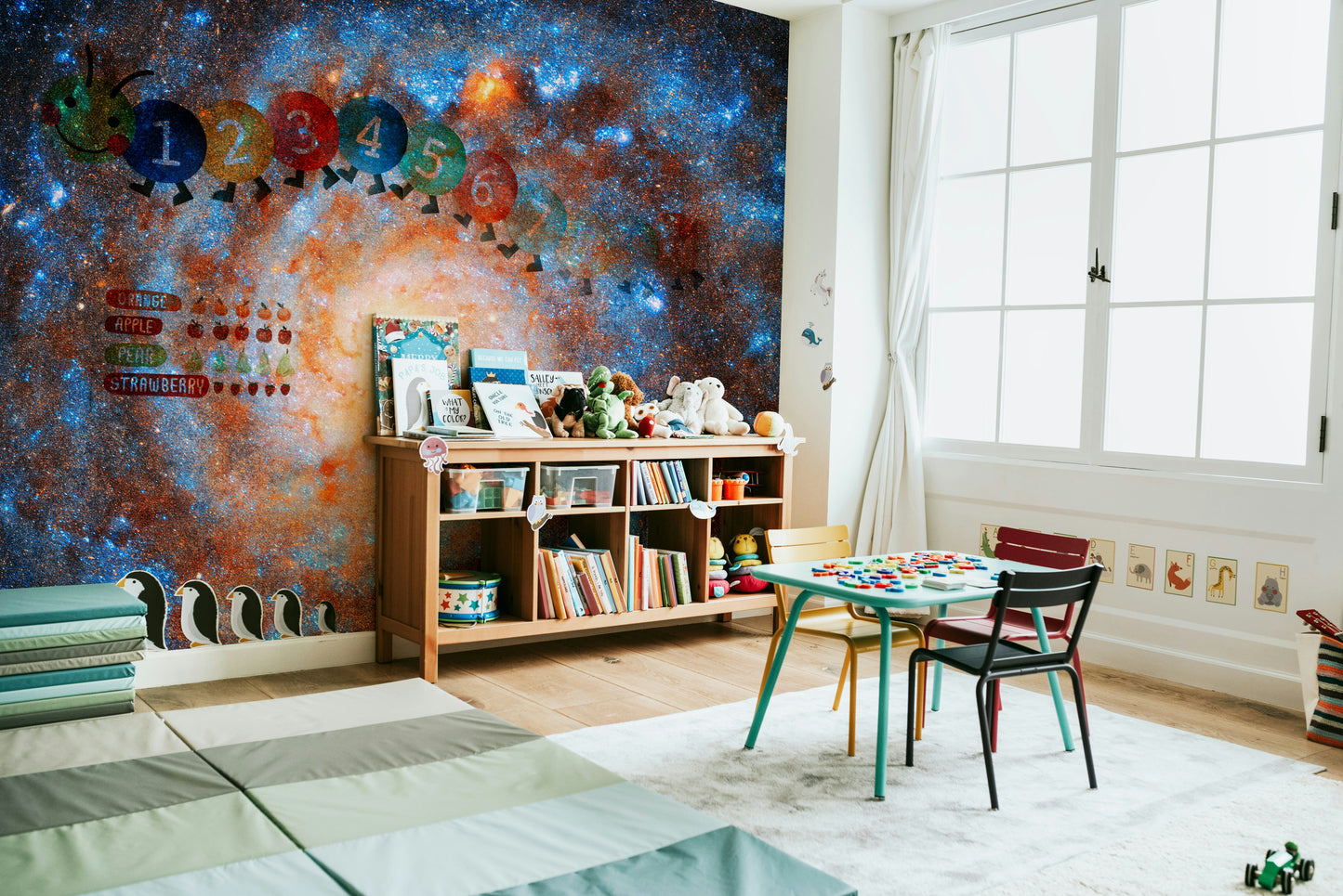 The style is artistic and modern.

