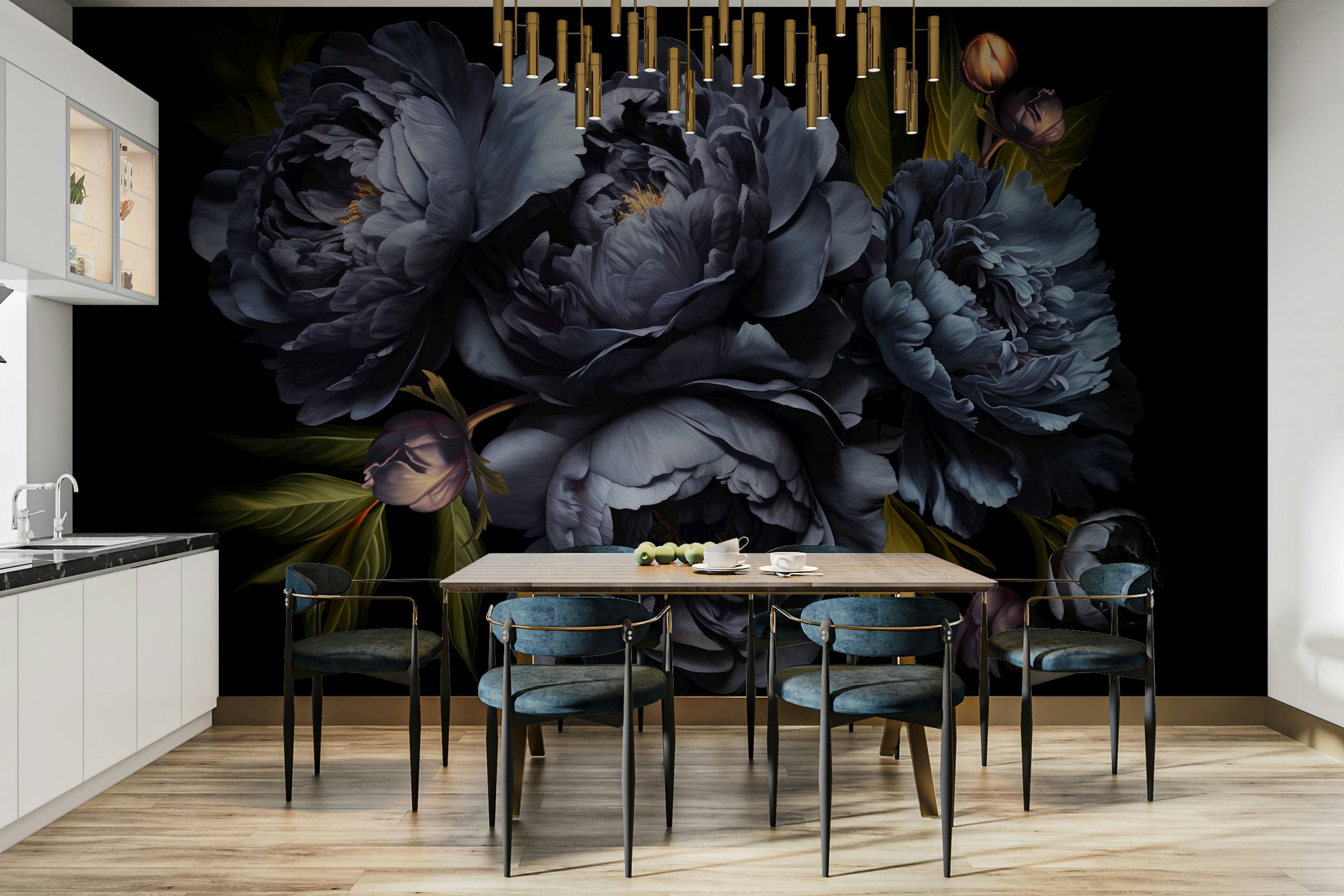 The mood is peaceful and serene.

