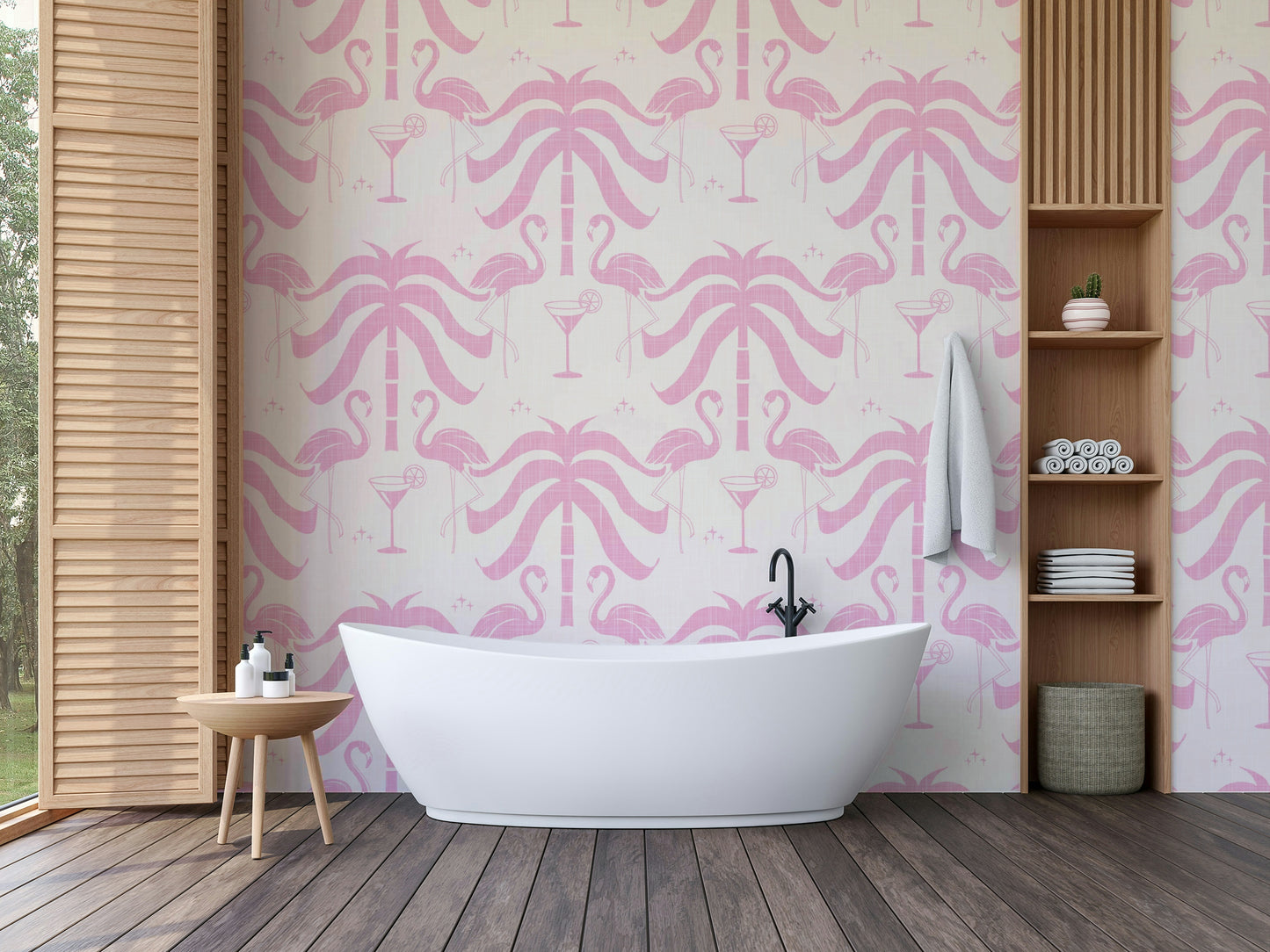 The design gives a feeling of quiet, natural beauty.

