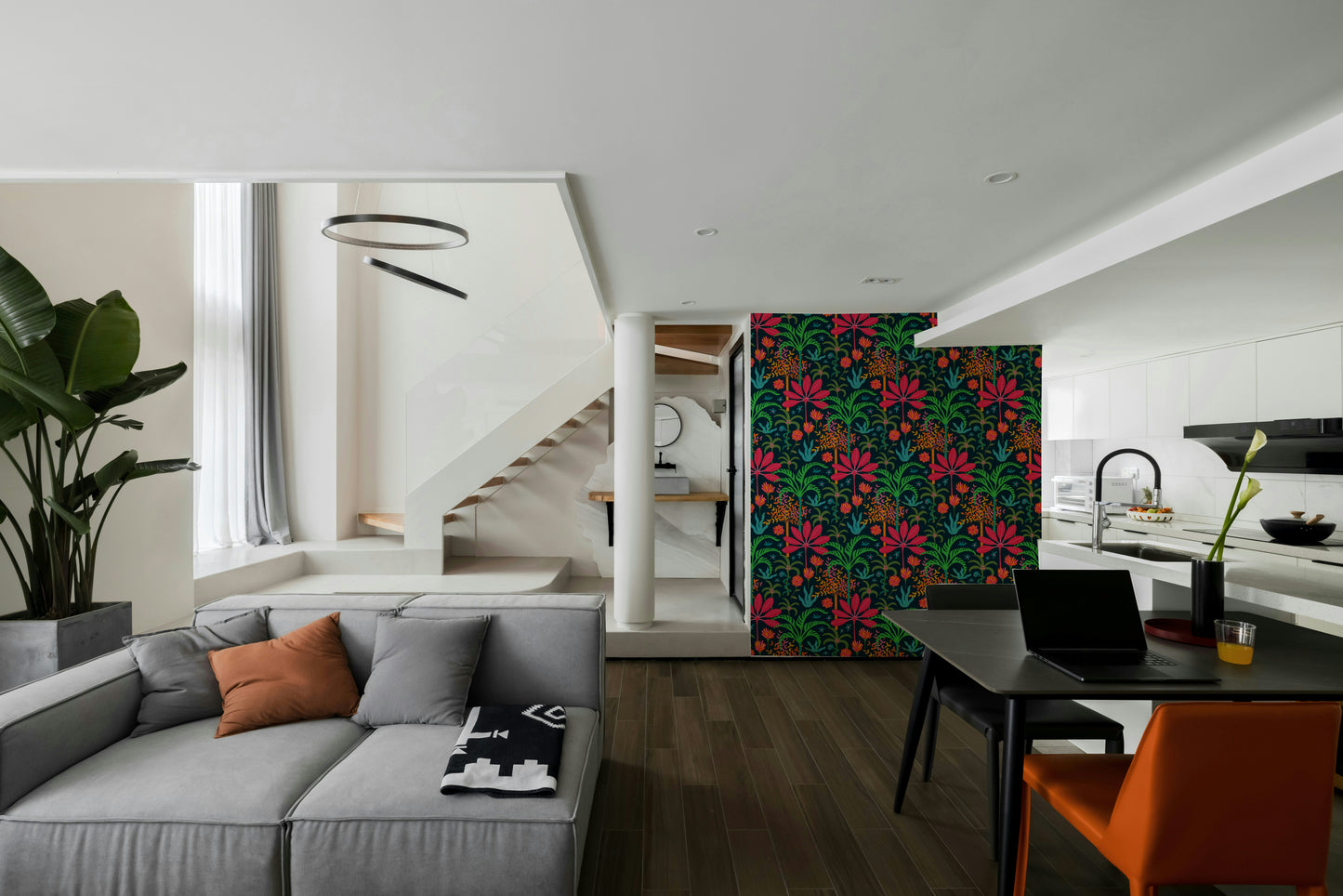 The feeling is one of fresh elegance.

