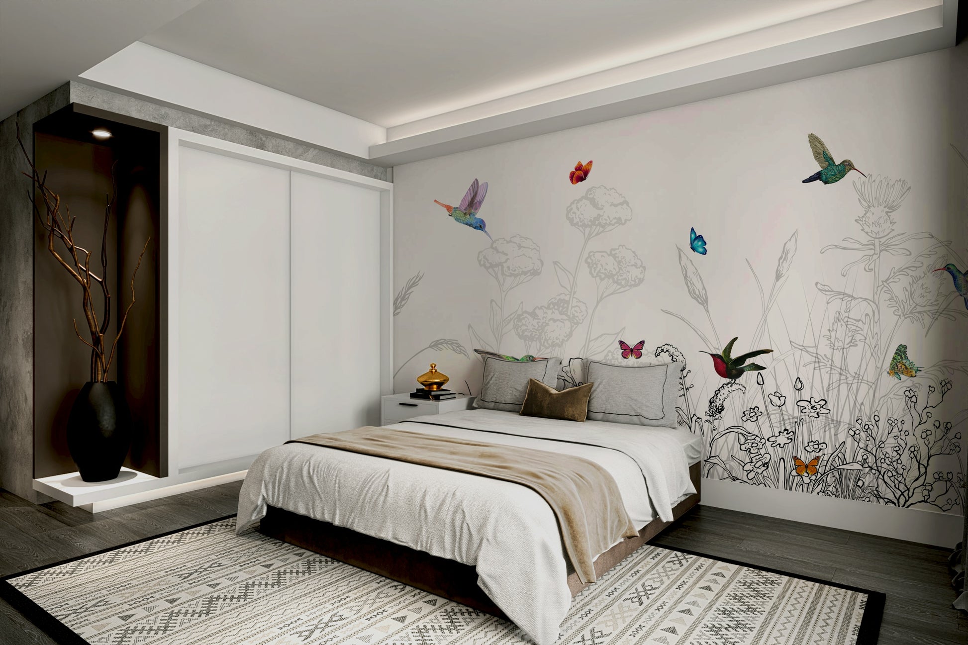 The style is artistic and natural.

