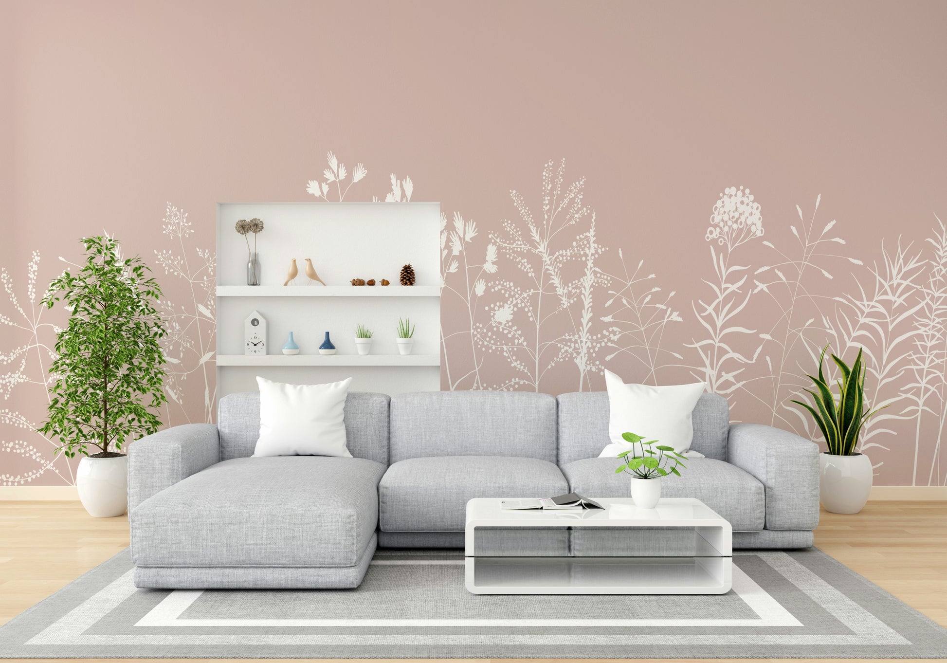 The feeling is one of fresh elegance.

