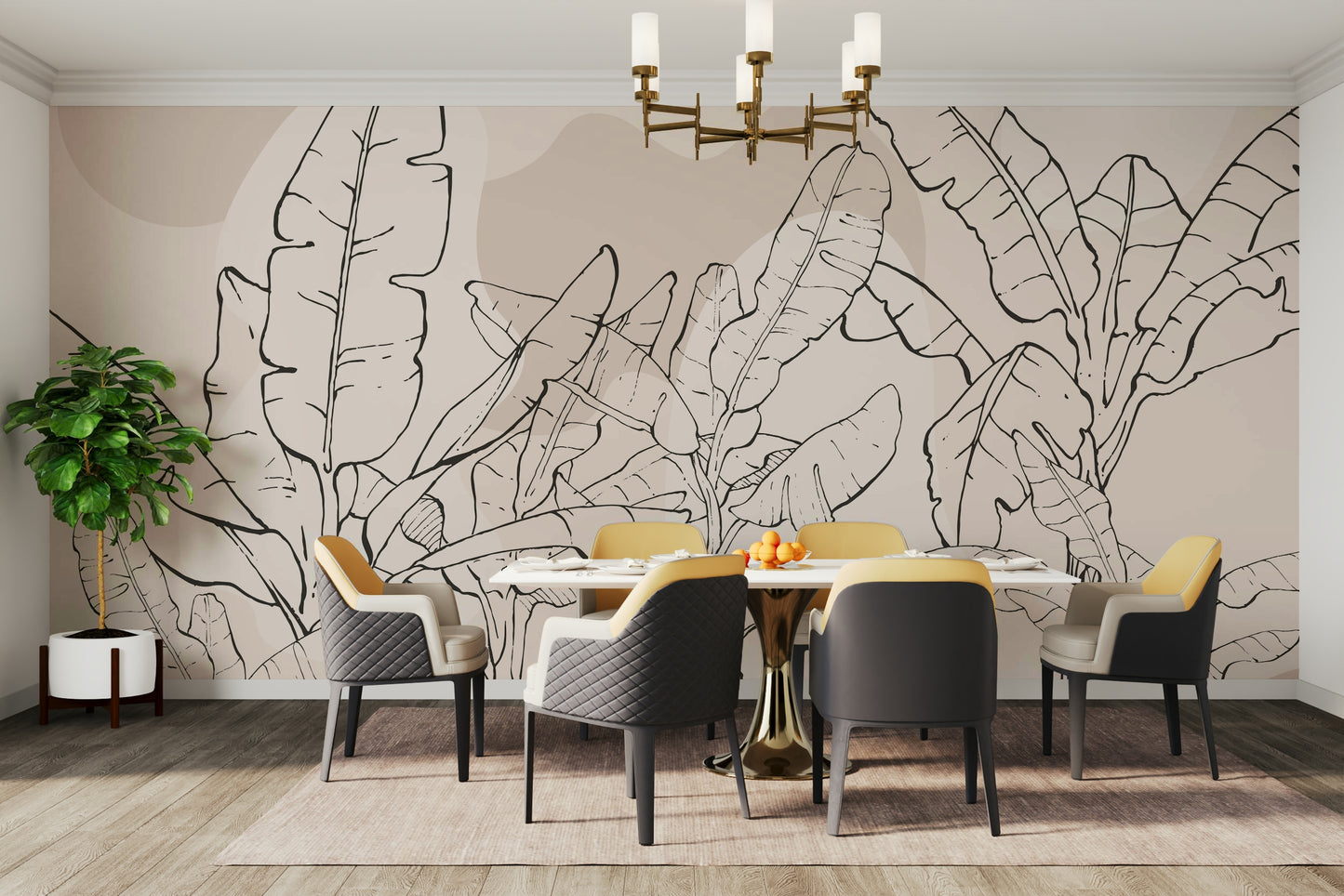 The style is artistic and natural.

