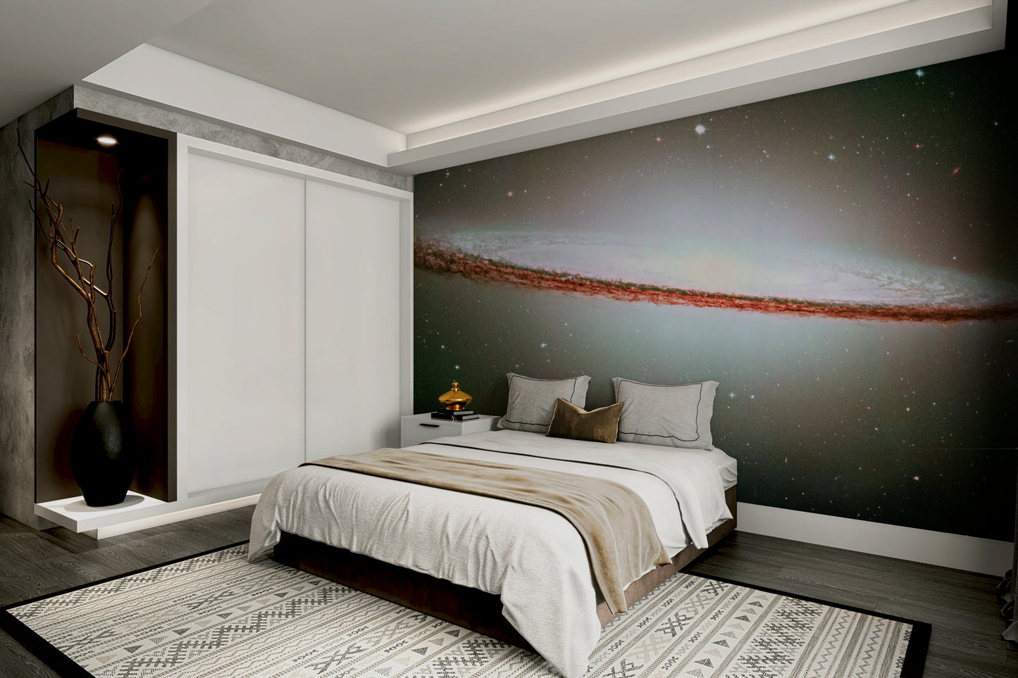 The style is artistic and modern.

