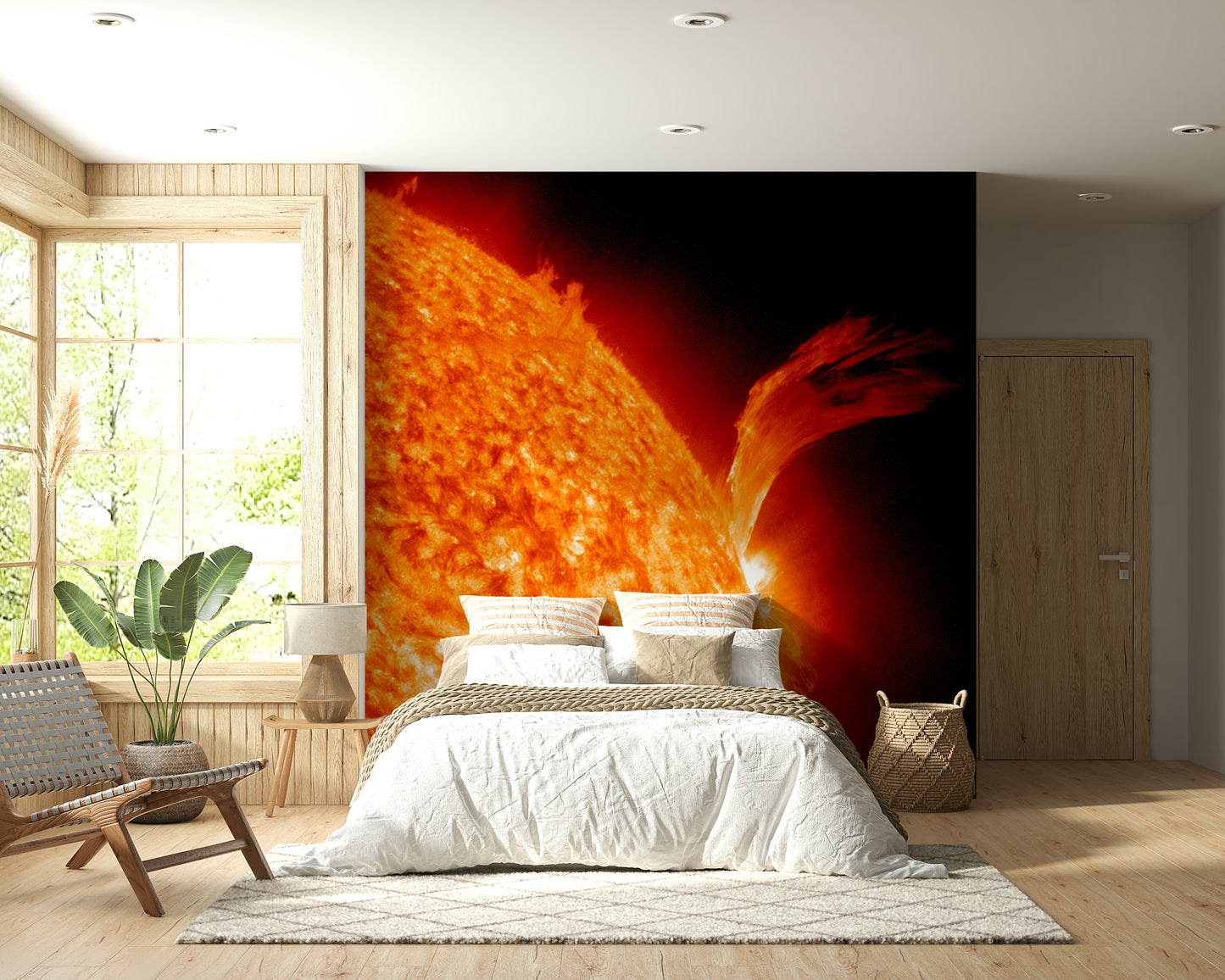 Sun's Fury Wall Mural