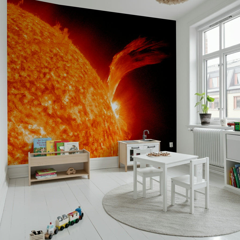 Sun's Fury Wall Mural