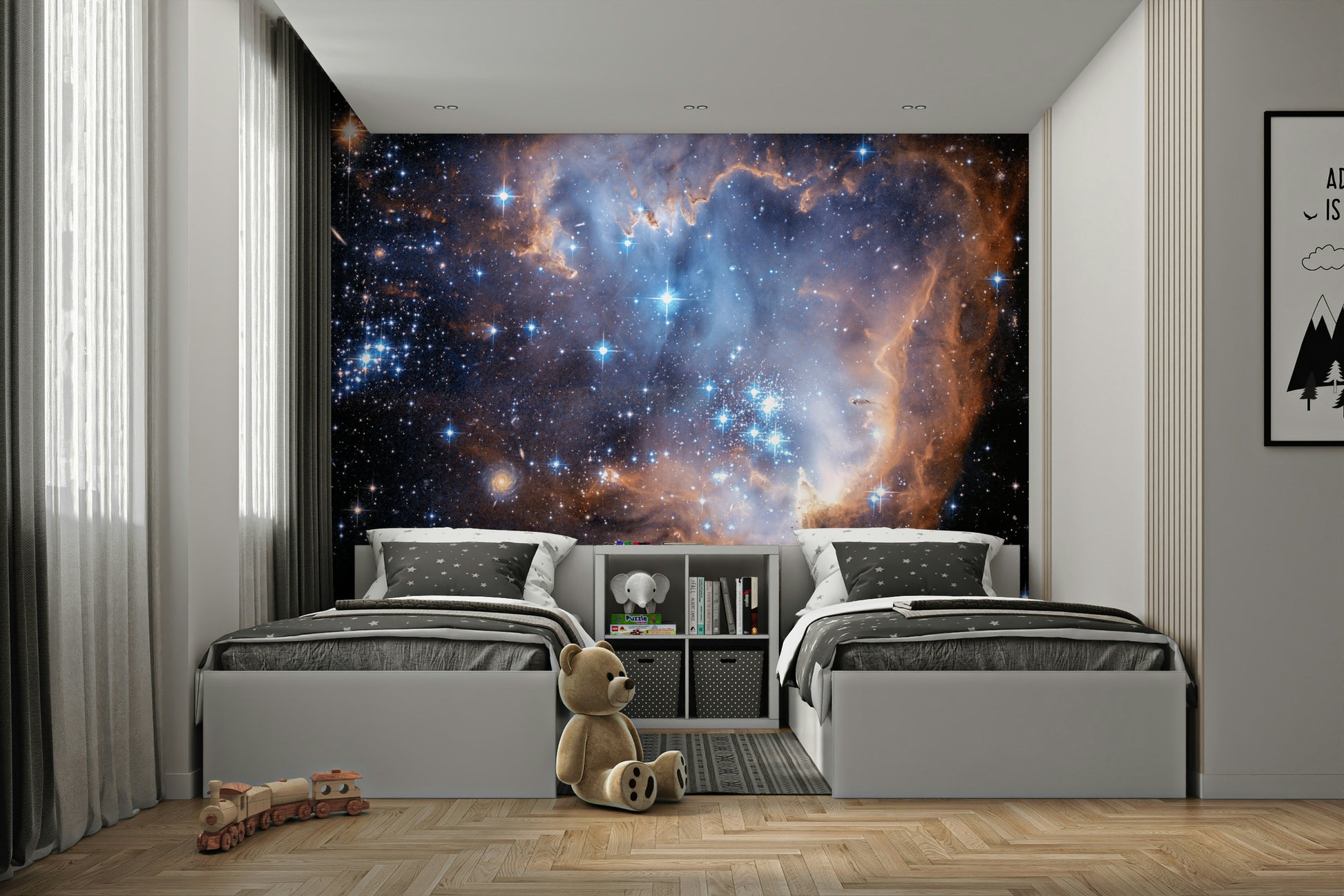 The overall feeling is one of awe, wonder, and deep mystery.
