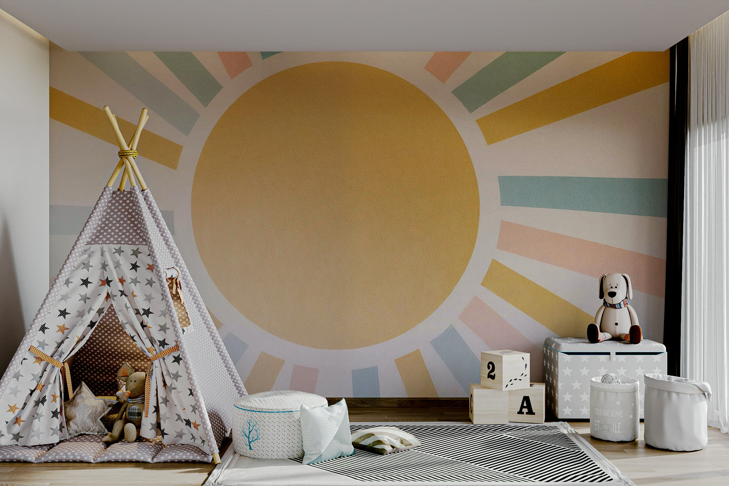 The overall feeling is one of happiness, positivity, and calm.
