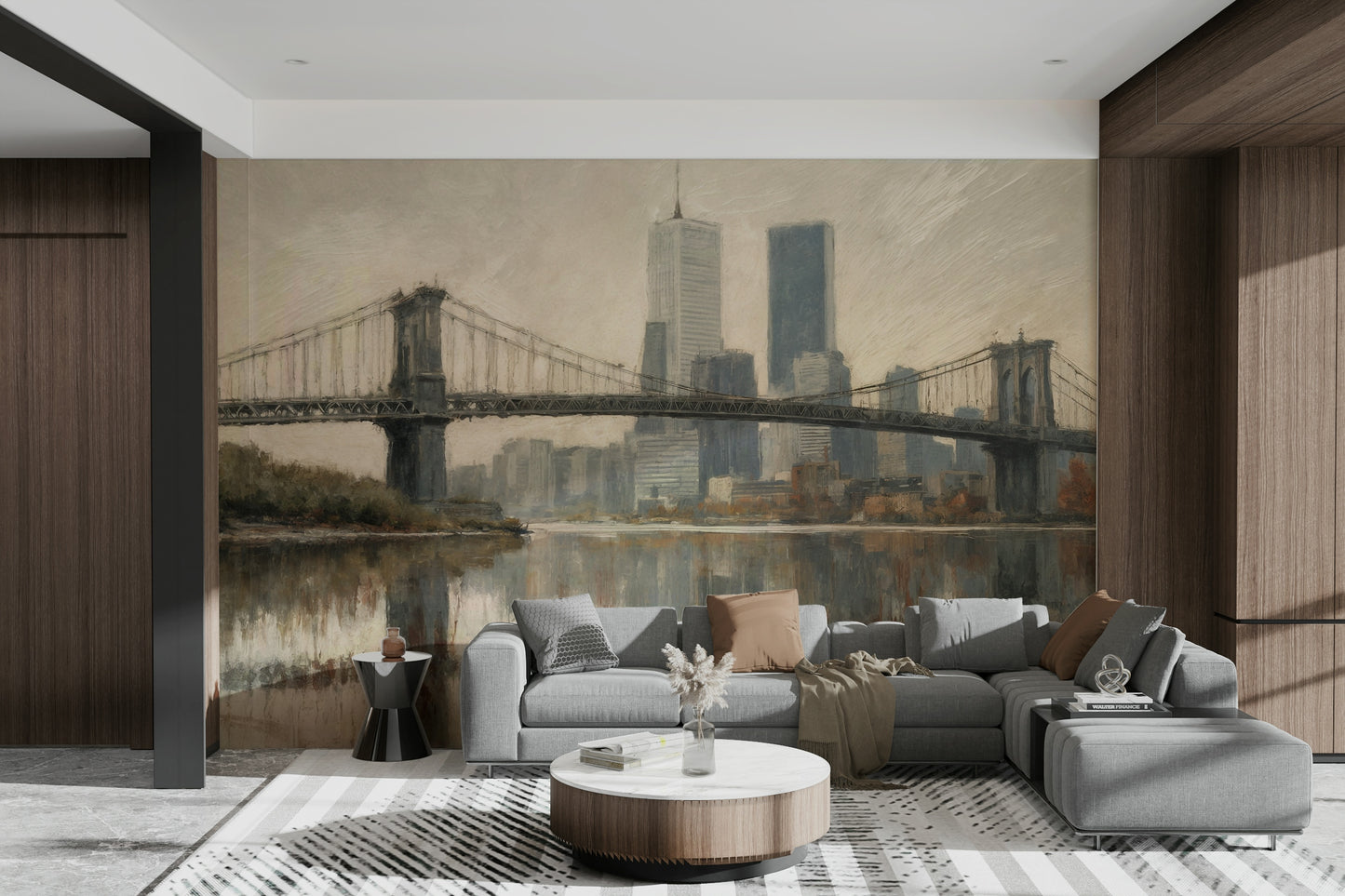 This piece is ideal for a modern living room, an office, or a stylish bedroom.
