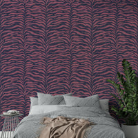 The wallpaper is a high-quality print with good detail.
