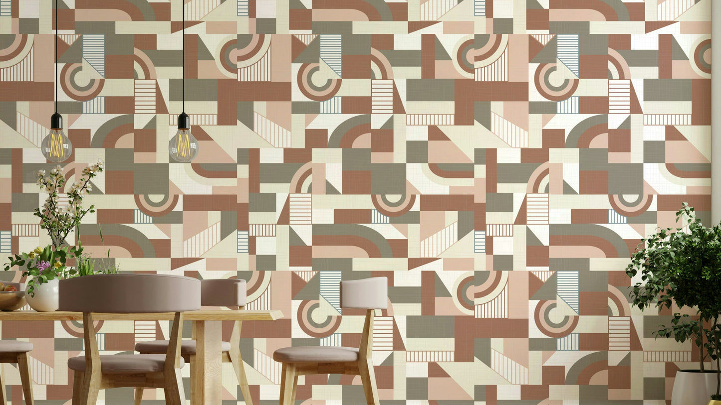 The colors are a warm, uniform mocha brown.

