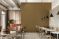 The room's lighting highlights the classic feel of the pattern.

