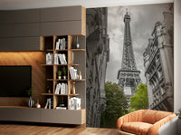 The room's lighting highlights the artistic, romantic feel of the scene.

