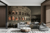 The room's lighting highlights the dramatic feel of the scene.

