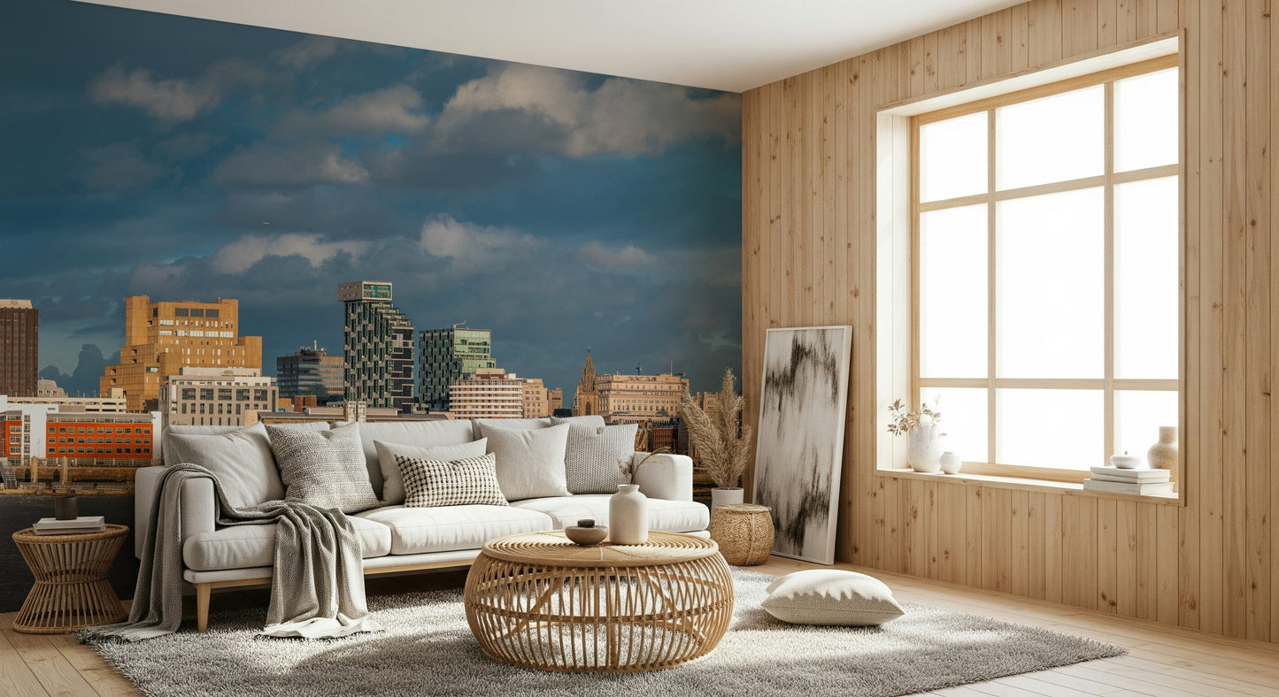 Liverpool's Skyline Vista Wall Mural